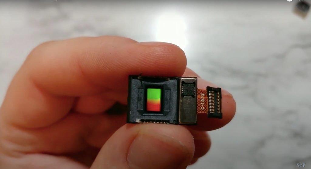 Akıllı telefon kamera sensörü. SZ Tech videosundan ekran görüntüsü