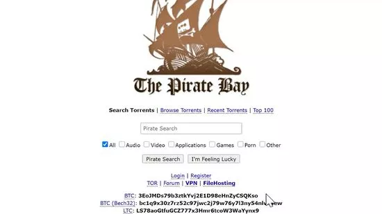 Pirate Bay Proxy Listesi