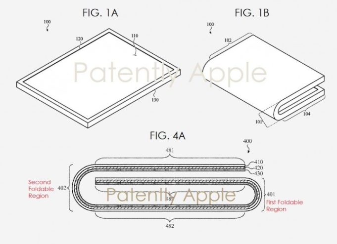 Apple katlanabilir telefon patenti