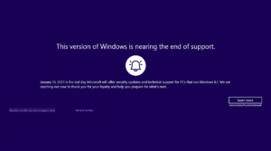 windows 8.1 uyarısı